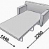 Мягкая мебель для офиса Диван-кровать двойной Неон (спальное место 1000 х 1900) на Office-mebel.ru 1