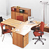 Приставка-стол фигурная (левый, телескопические металлические опоры) Periscope F2180 на Office-mebel.ru 10