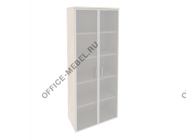 Шкаф высокий широкий (2 высоких фасада стекло в раме) O.ST-1.10R на Office-mebel.ru