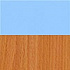 Тумба приставная с цветным фасадом 842/842.05/817.01 - бук-голубой