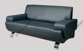 Клерк 5 - Мягкая мебель для офиса серого цвета из материала Эко-кожа серого цвета из материала Эко-кожа на Office-mebel.ru