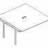  Секция стола для переговоров на металлокаркасе DUE А4 Б2 133-1 БП на Office-mebel.ru 1