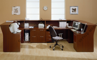 Sonata - Мебель для приемных серого цвета из материала ЛДСП серого цвета из материала ЛДСП на Office-mebel.ru