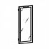 Двери стеклянные в алюминиевой рамке (1 шт.)  лев/прав B4D40G01(L)/B4D40G01(R) на Office-mebel.ru 1