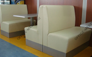 Дели-Бар - Мягкая мебель для офиса серого цвета из материала Эко-кожа - Тайваньская мебель серого цвета из материала Эко-кожа - Тайваньская мебель на Office-mebel.ru