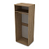 Шкаф для одежды штанга овальная Gloss 9Ш.011.1 на Office-mebel.ru 1