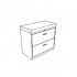 Шкаф с 2-мя выдвижными ящиками PAG2S на Office-mebel.ru 1