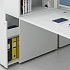 Составной стол на 2 рабочих места (2 громмета) - приставной элемент PE2TPG149 на Office-mebel.ru 9