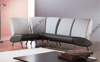 Клерк 7 - Мягкая мебель для офиса серого цвета из материала Рогожка - Российская мебель серого цвета из материала Рогожка - Российская мебель на Office-mebel.ru